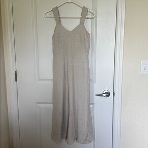 LOFT Linen Midi Dress